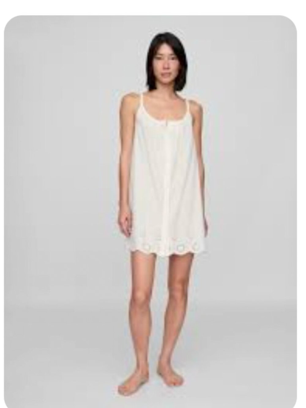 GAP Eyelet Hem PJ Dress - NWT - Large